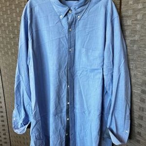 Men's Nautical 2XL Blue Oxford